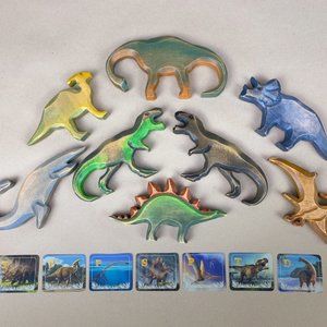 Dinosaurs Play Set-Wooden Dinosaurs-Dino Toys-Dino